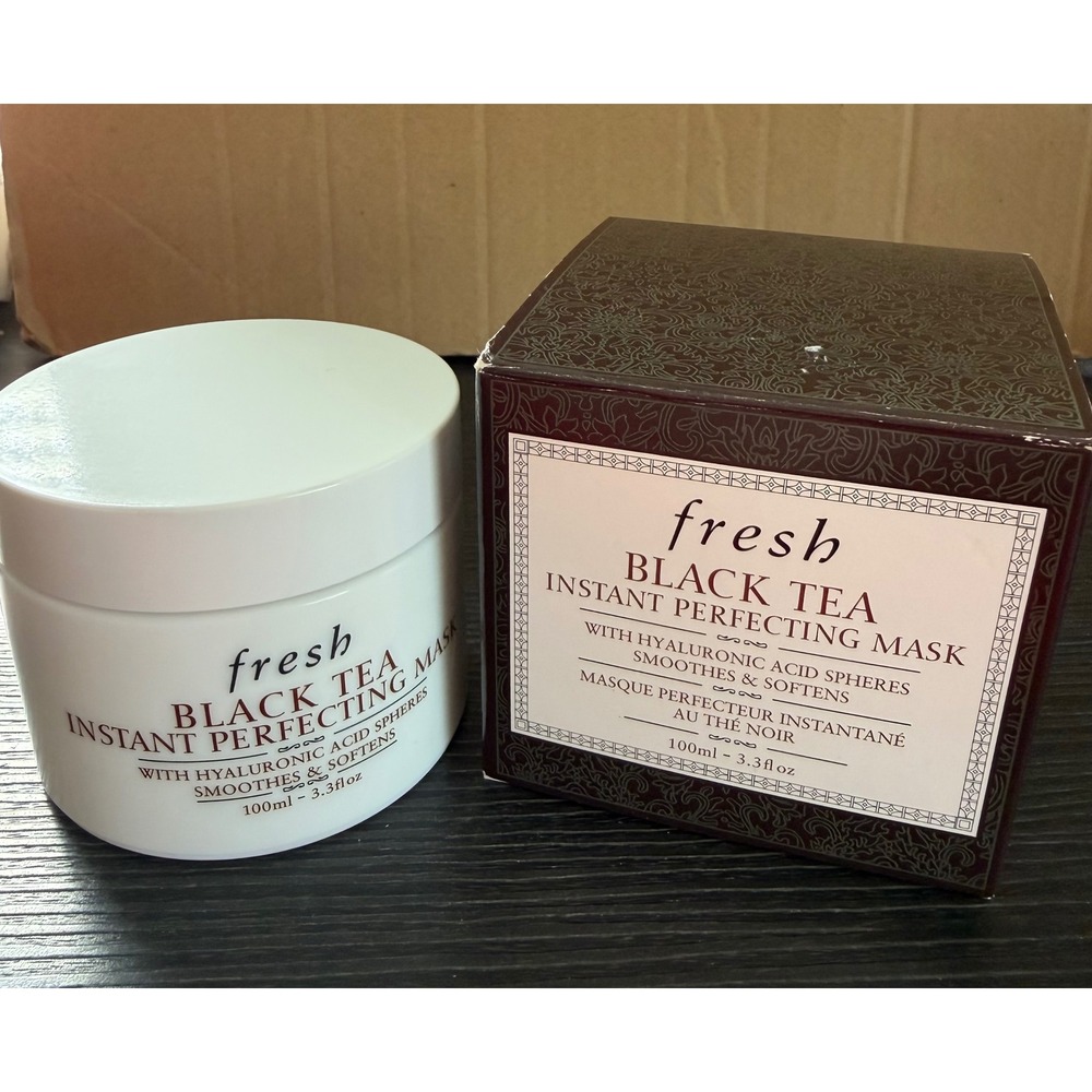 Fresh Black Tea Instant Perfecting Mask 100ml 3.3fl oz Hyaluronic Acid Spheres**